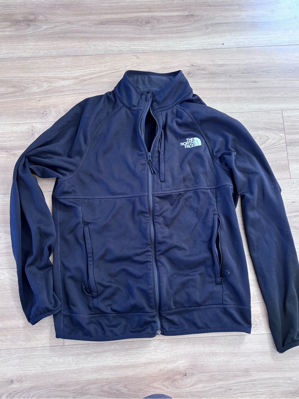 The North Face Men's Black Lightweight Full-Zip jacket canyonlands Sz M